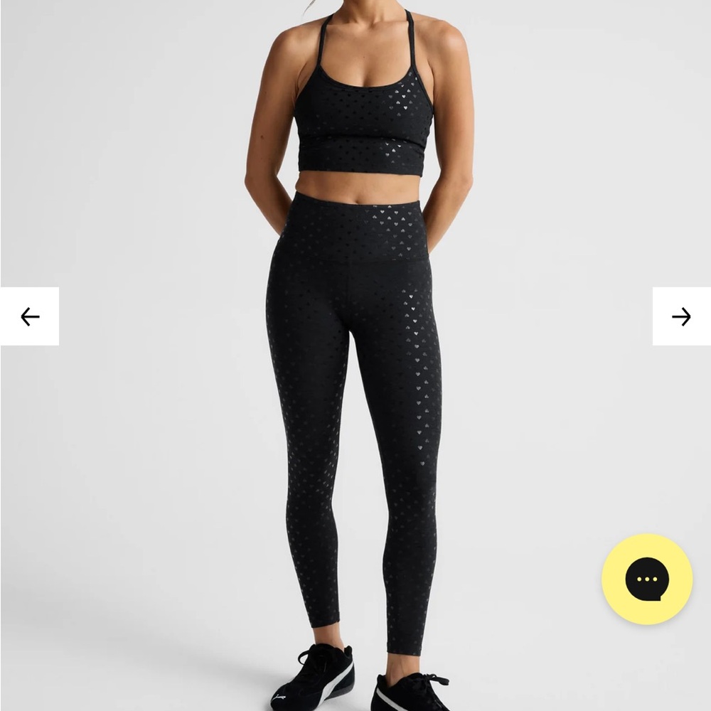 Beyond Yoga SoftShine High Waisted Midi Legging with Hearts